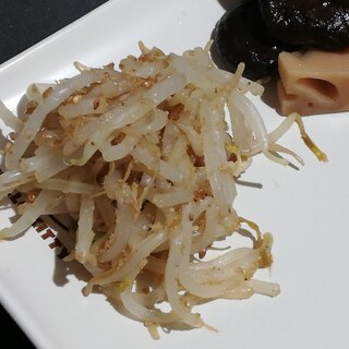 レンジで簡単作り置き！もやしのごま和え